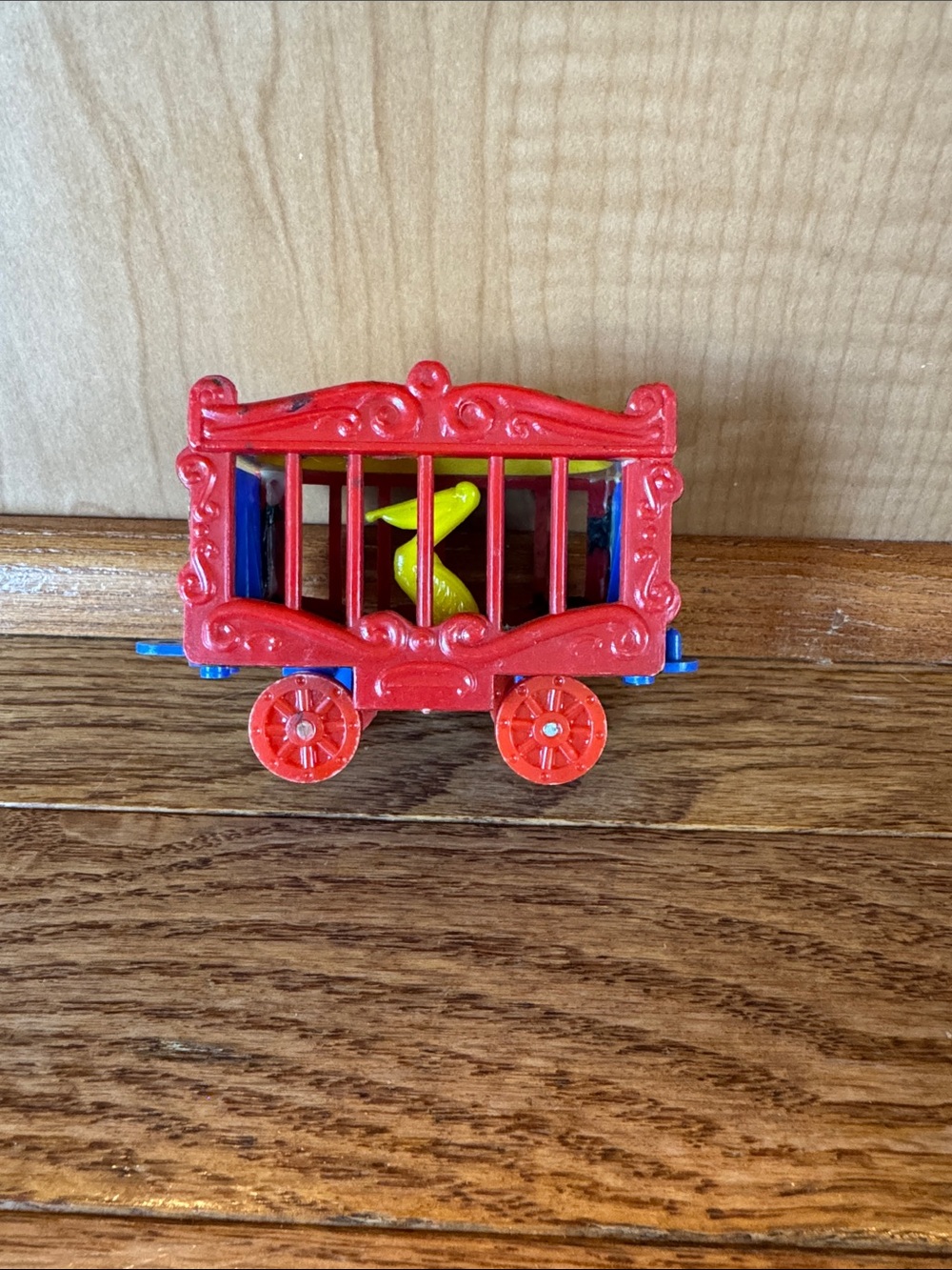 American Flyer Circus Cage Car Pelican bird Figure Vintage Train Toy